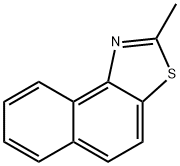 2-メチルナフト[1,2-d]チアゾール 化学構造式