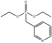 3-ピリジルメチルホスホン酸ジエチル 化学構造式