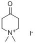 1,1-二甲基-4-氧代哌啶-1-碘化物, 26822-37-7, 结构式