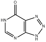 8-アザヒポキサンチン 化学構造式