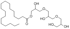 Triglycerol monostearate Struktur