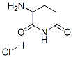 3-氨基哌啶-2,6-二酮盐酸盐 结构式