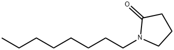 N-辛基吡咯烷酮, 2687-94-7, 结构式