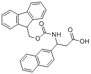 FMOC-3-氨基-3-(2-萘基)丙酸, 269078-81-1, 结构式