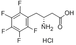 (R)-3-AMINO-4-PENTAFLUOROPHENYLBUTANOIC ACID HYDROCHLORIDE Structure