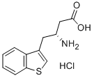 (R)-3-アミノ-4-(3-ベンゾチエニル)ブタン酸塩酸塩 化学構造式