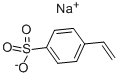 4-ビニルベンゼンスルホン酸ナトリウム 化学構造式