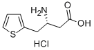 (R)-3-氨基-4-(2-噻吩基)丙酸盐酸盐 结构式