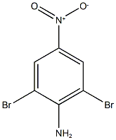 2,6-DIBROMO-4-NITROANILINE, 27-94-1, 结构式
