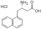(S)-3-AMINO-4-(1-NAPHTHYL)BUTANOIC ACID HYDROCHLORIDE Structure