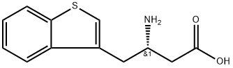 (S)-3-氨基-4-(3-苯并噻吩基)-丁酸盐酸盐 结构式