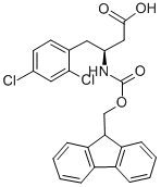 FMOC-(S)-3-氨基-4-(2,4-二氯苯基)-丁酸, 270063-49-5, 结构式