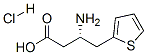 (S)-3-氨基-4-(2-噻吩基)丁酸盐酸盐 结构式