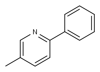 5-甲基-2-苯基吡啶, 27012-22-2, 结构式