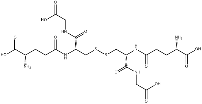 L-谷胱甘肽 (氧化型) 结构式