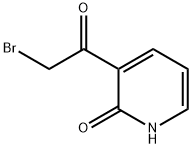 2(1H)-Pyridone, 3-(bromoacetyl)- (8CI) Structure