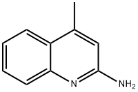 4-甲基-2-喹啉胺, 27063-27-0, 结构式