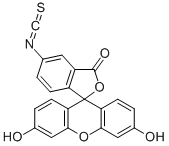 Fluorescein isothiocyanate  Struktur