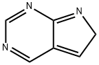 6H-Pyrrolo[2,3-d]pyrimidine (8CI,9CI) Structure