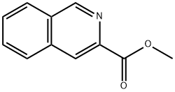 Methyl 3-isoquinolinecarboxylate Struktur