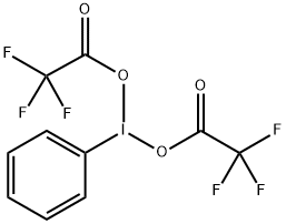 [双(三氟乙酰氧基)碘]苯, 2712-78-9, 结构式