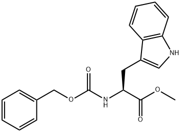 N-苄氧羰基-L-色氨酸甲酯, 2717-76-2, 结构式