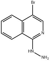 4-溴-1-肼基异喹啉 结构式