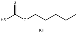 正戊基黄原酸钾, 2720-73-2, 结构式