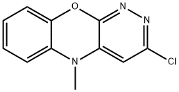 2-Chloro-10-methyl-3,4-diazaphenoxazine Structure