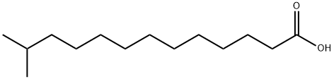 12-甲基十三烷酸, 2724-57-4, 结构式