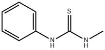 1-Methyl-3-phenyl-2-thiourea Struktur