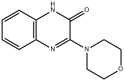 3-N-吗啉基-1H-喹喔啉-2-酮, 2725-16-8, 结构式