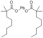 ネオデカン酸鉛(C10H20O2xPb(x)) 化学構造式