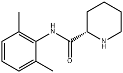 (S)-N-(2',6'-二甲苯基)-2-哌啶甲酰胺 结构式