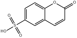 2-オキソ-2H-1-ベンゾピラン-6-スルホン酸 化学構造式