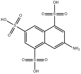 7-アミノナフタレン-1,3,5-トリスルホン酸 化学構造式