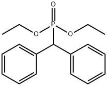 ジフェニルメチルホスホン酸ジエチル 化学構造式
