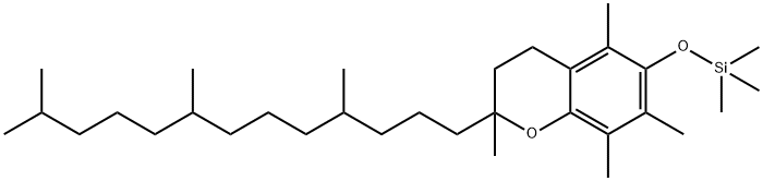 (dl-a-tocopheroloxy)trimethylsilane,tech-90 结构式