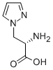 3-(1-吡唑基)-L-丙氨酸, 2734-48-7, 结构式