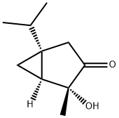 Bicyclo[3.1.0]hexan-3-one, 4-hydroxy-4-methyl-1-(1-methylethyl)-, (1S,4R,5S)- (9CI) Struktur