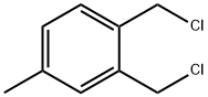 1,2-双(氯甲基)-4-甲苯, 2735-06-0, 结构式