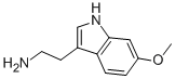 3-(2-氨基乙基)-6-甲氧基吲哚, 2736-21-2, 结构式