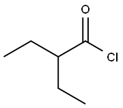 2-乙基丁酰氯, 2736-40-5, 结构式