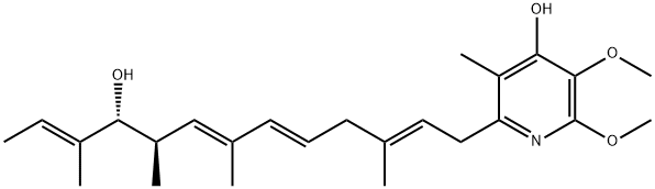粉蝶霉素A, 2738-64-9, 结构式
