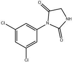 3-(3,5-ジクロロフェニル)-2,4-イミダゾリジンジオン 化学構造式