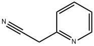 2-ピリジンアセトニトリル 化学構造式