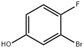 3-ブロモ-4-フルオロフェノール 化学構造式