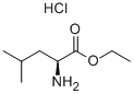Ethyl L-leucinate hydrochloride Structure