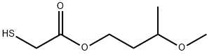 3-甲氧基丁基巯基乙酸酯, 27431-39-6, 结构式