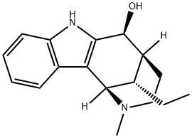 12-Ethyl-2,3,4,5,6,7-hexahydro-2-methyl-1,5-methano-1H-azocino[4,3-b]indol-6-ol 结构式